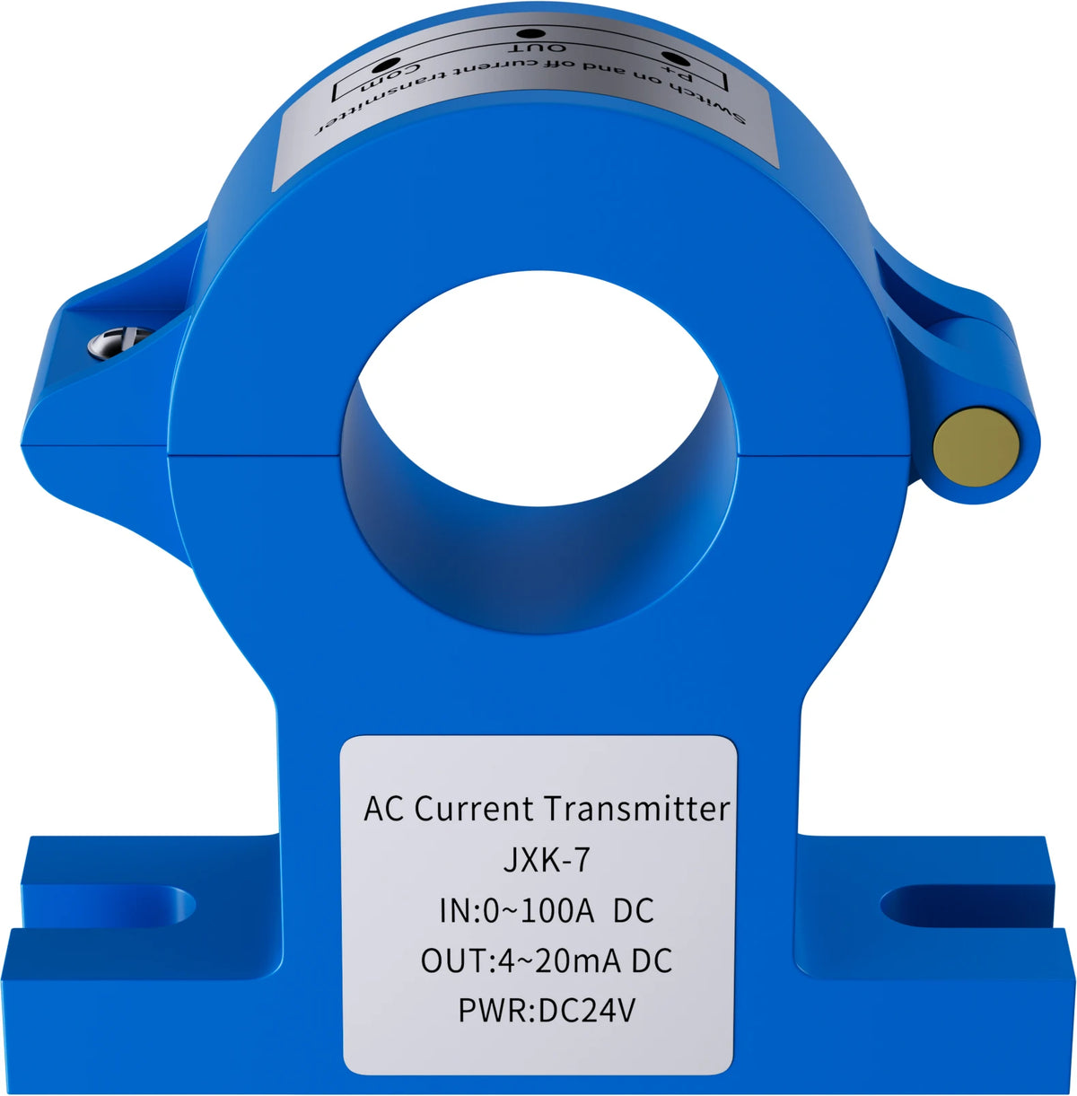 Current Transducer 0-1000A 500A to 4-20mA 0-5V RS485, DC12-32V Wide Voltage Current Transmitter Anti-Interference Current Sensor