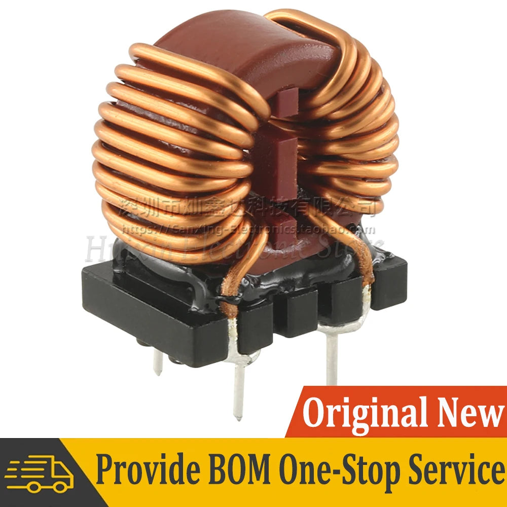 744824101 Common Mode Choke Coil Magnetic Ring Inductor with Base 1mH 10A EMI Filter Ferrite Core Toroidal Choke Coil