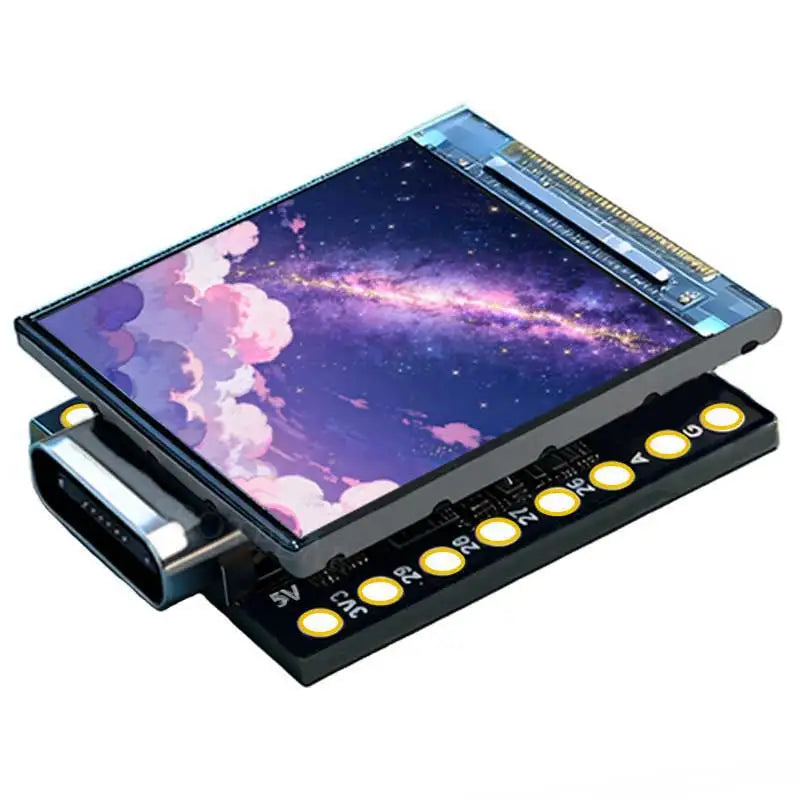 Raspberry Pi Pico 2 RP2350 0.85inch LCD Display mini Development Board 0.85 inch Screen RGB LED/SD Slot /QMI8658 Gyroscope Senso