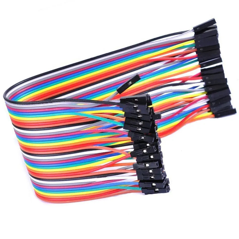 40PIN 20/10CM Dupont Cable Male to Male Female Jumper Wire for Arduino DIY Kit 3 Different Connections for Electronics Projects