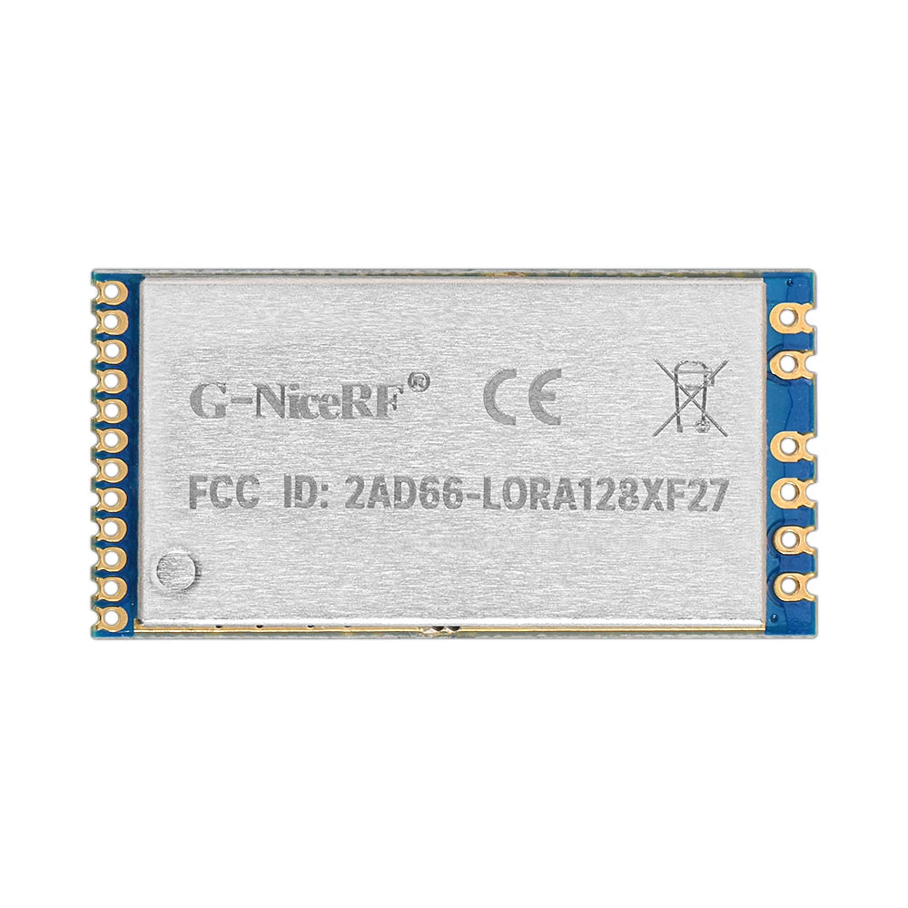 2pcs/lot FCC / CE Certified LoRa1280F27 - 500mW Long Range 2.4G LoRa Module SX1280 Chip 2.4GHz RF Wireless Transceiver