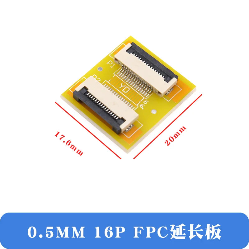 2Pcs FFC/FPC Flexible Cable Extension Board Adapter 0.5MM Pitch 4P/8/10/12/14/16/20/24/30/40/50/60/64Pin