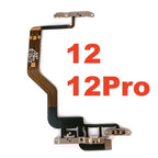 Power Flex Cable for iPhone 14 Plus 15 13 Pro Max 11 12 Volume Flex Ribbon Tape Side Button Distance Ambient Fix Parts