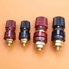1/2pcs Red Black 6mm 8mm Pure Copper Terminal Blocks Power Supply Terminals M6 M8 Welding Machine Inverter Post Connector