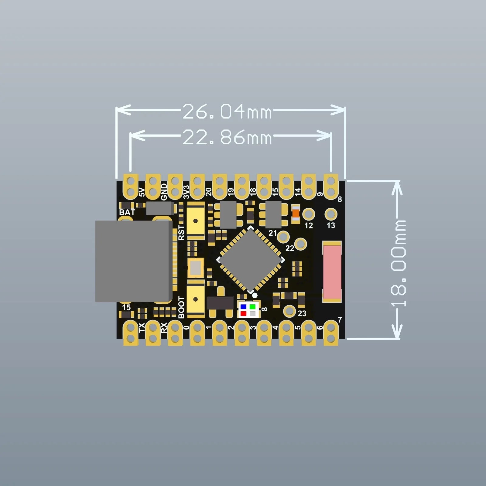 ESP32 C6 SuperMini Development Board Microcontroller Programming Learning Core Board for IoT Smart Home Project