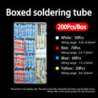Solder Seal Wire Connectors 3:1 Shrinkage Rate Waterproof Electrical Cable Terminals DIY Heat Shrink Tube Electrical Butt Splice