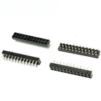 20pcs 2.0mm Pitch Straight Short Plastic Height2.0/4.3/6.35mm Dual Row Dip 2X3/5/7/9/10-40P PCB Socket Gold Female Pin Header