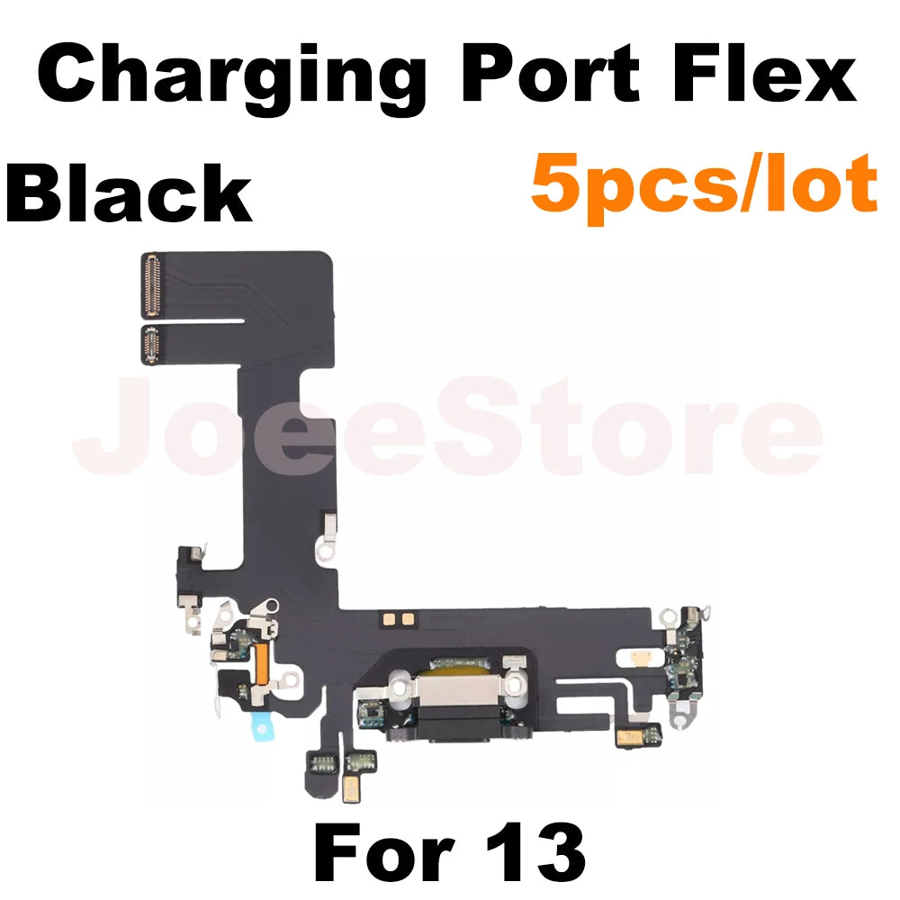 Wholesale Charging Port Flex Cable for iPhone 16 15 14 13 Pro Max USB Dock Charger Connector With Microphone Flex Cable Ribbon