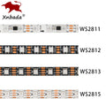 DC5V WS2812B WS2813 Individually Addressable RGBIC Led Strip DC12V WS2811 WS2815 5050 30/60/144Pixels/Leds/m Smart LED Light