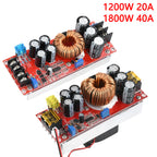 1800W 40A DC-DC Boost Converter Step Up Power Supply Module 10-60V To 12-90V Adjustable Voltage Charger 1200W 20A Boost Module