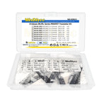 8 Values IRLML SMD MOSFET Kit 2402/2502/2803/5203/6244/6344/6401/6402 SOT-23 N P Channel Field Effect Transistor Total 80 Pcs