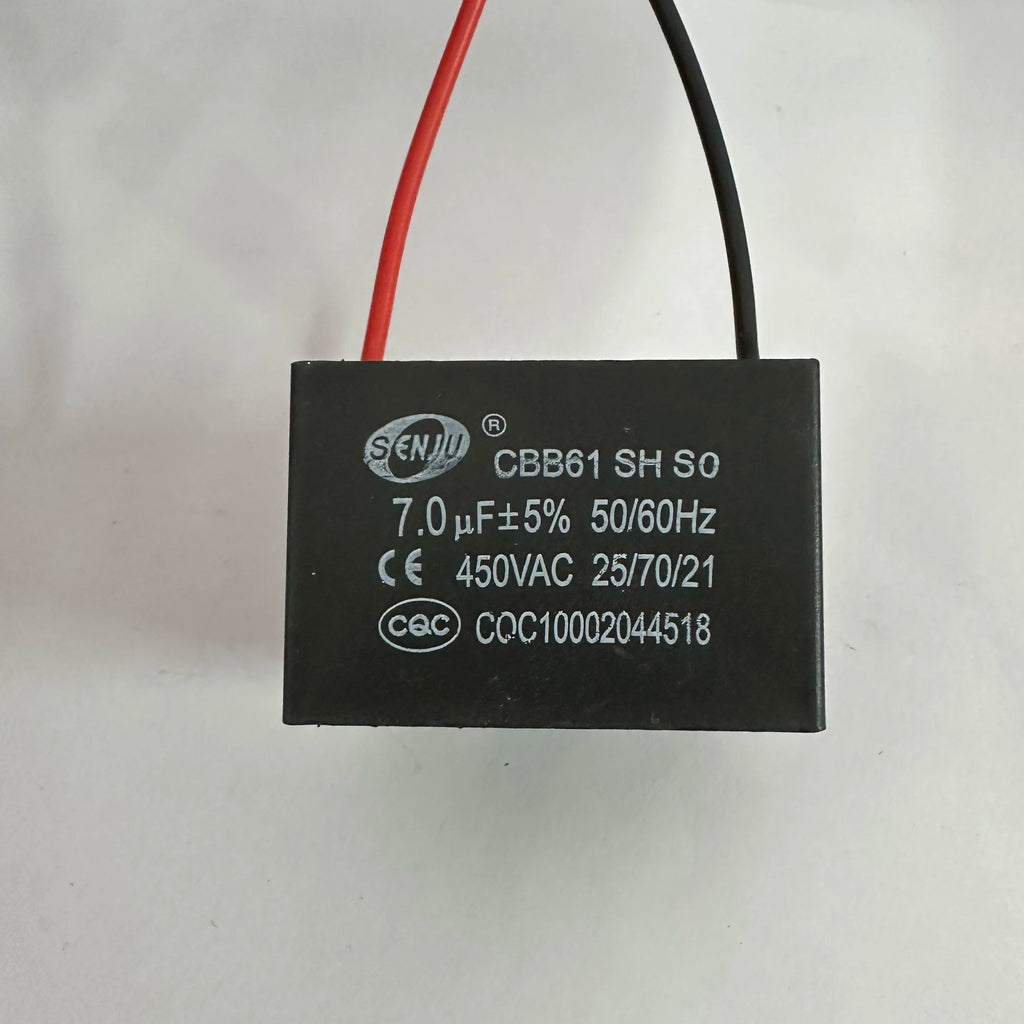 CBB61 Motor Start Capacitor 450V AC Fan Condenser1/1.2/1.5/1.8/2/2.5/3/4/5/6/8/10UF