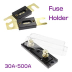 Bolt-on Installation Type ANL Car Fuse Box with AMP Fusible Fuse 30 40 50 100 125 150 250 300 400 500A  Automotive Fuse Holders