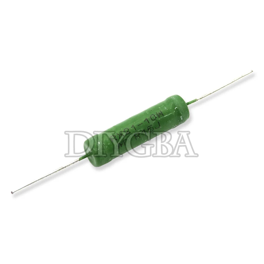5PCS/lot RX21 6W 10W Wire Wound Resistance 5% 1R 10R 100R 1K 10K 12K 15K 18R 20R 22R 24R 27R 30R 33R 36R 0.01R Resistor