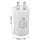 CBB60 8uf-100uf Running Capacitor AC 450V 4 Pins 50/60Hz Double Insert Cylinder Bottom for Air Conditioning Water Pump Fan Motor