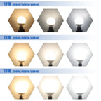 1-5 Pack G80 G95 G125 Globe LED Light Bulbs 10W 12W 18W 40 Watt Equivalent LED Edison Bulbs, Warm White 3000K E27 Base, Milky