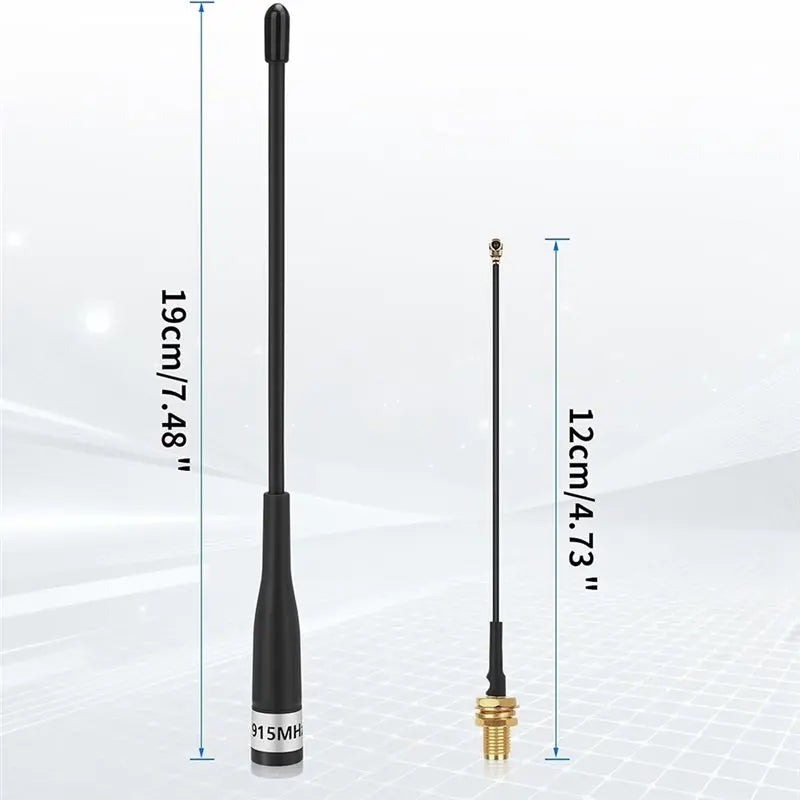FULL-915Mhz Lora Antenna 10Dbi Gain, Long Range Omni SMA Male With Cable For Meshtastic 2Pcs