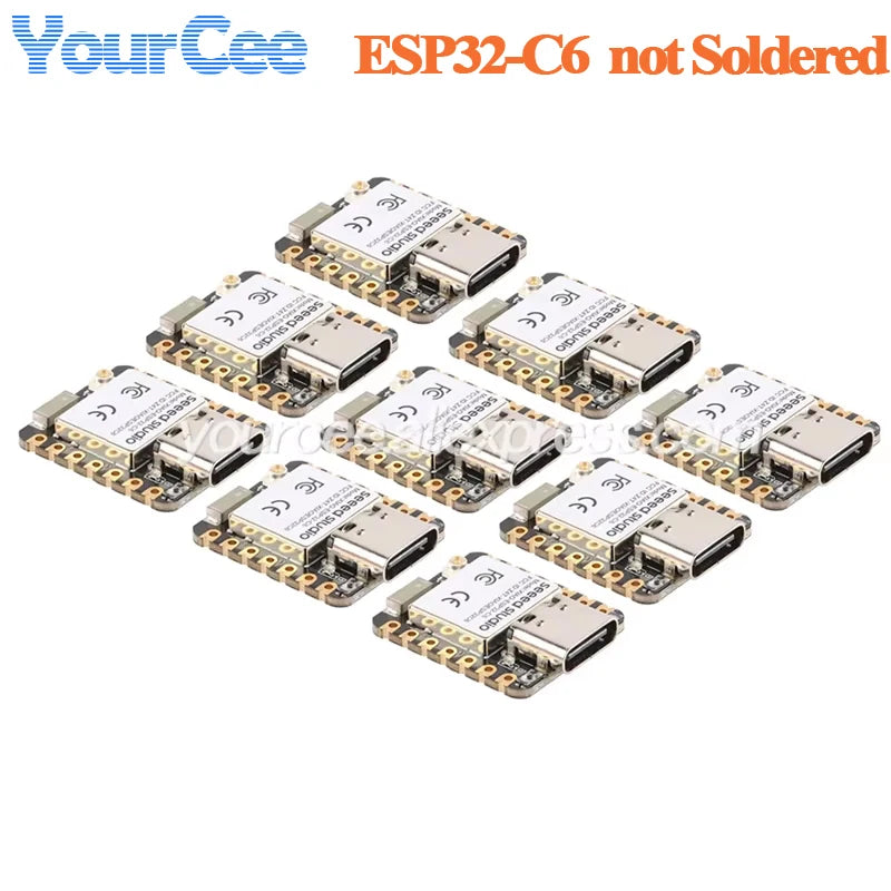 10pcs/1pc ESP32 Seeed Studio XIAO ESP32C6 ESP32C3 ESP32C5 WiFi 6+Bluetooth-compatible Ble 5 Zigbee Matter Wifi Development Board