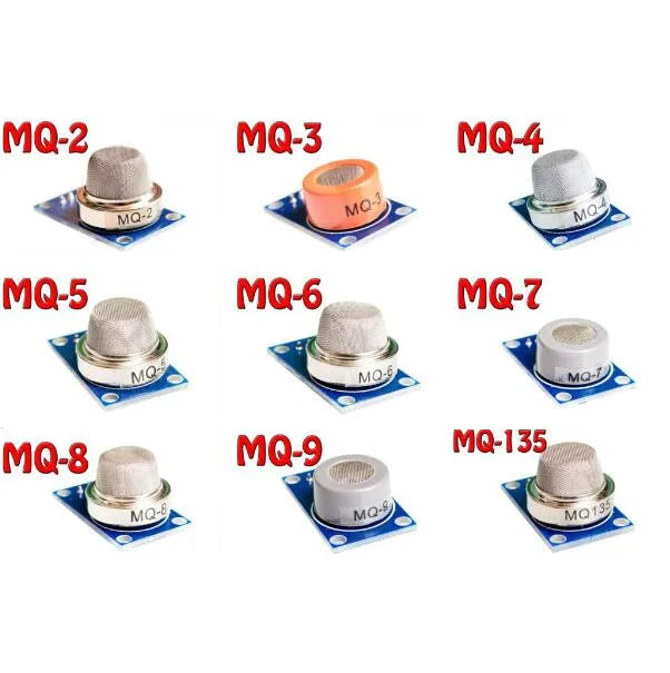 MQ series kit MQ-2~MQ-135 sensor modules MQ-2/3/4/5/6/7/8/9