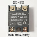 DC to DC Solid State Relay 12V 24V VDC Input 200VDC Load Voltage Regulator Tramsformer Power Protection 10A 25A 40A 60A 100A SSR