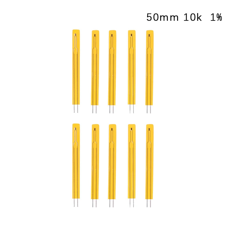 10pcs NTC Thin Film Thermistor 2.5cm 5cm 3950 10K 50K 100K MF5B SMD 1% 5% Temperature Sensor