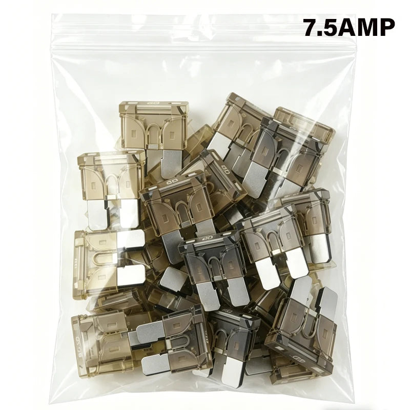 AGASHE 1‑40AWG Inline Blade Fuse Holder 30PCS Blade Fuse Kit Auto RV Truck Boat Marine Vehicle Circuit Protection Replacement