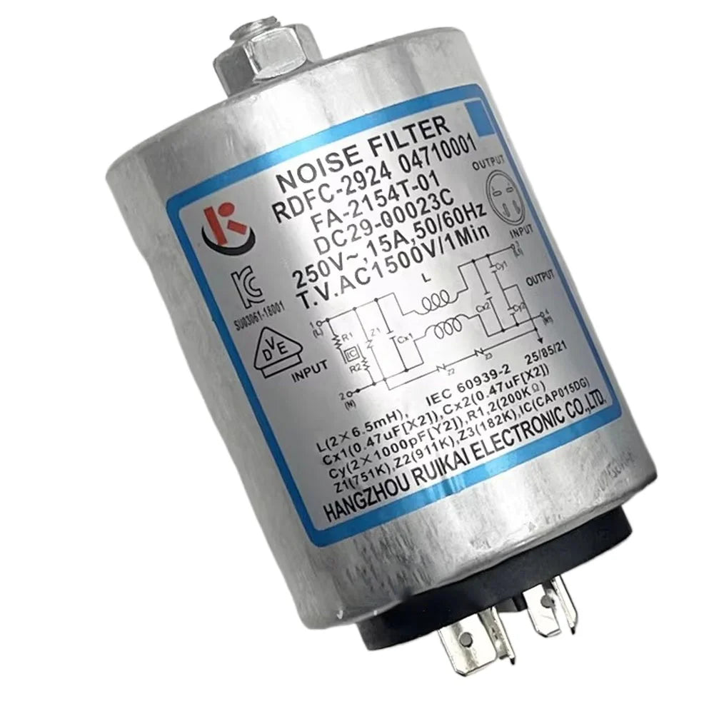 1Pcs For Samsung Washing Machine Capacitor Filter DC29-00015G RDFC-2916 LFT-215G RDFC-2720 DC29-00023C RDFC-2924 DC29-00015K