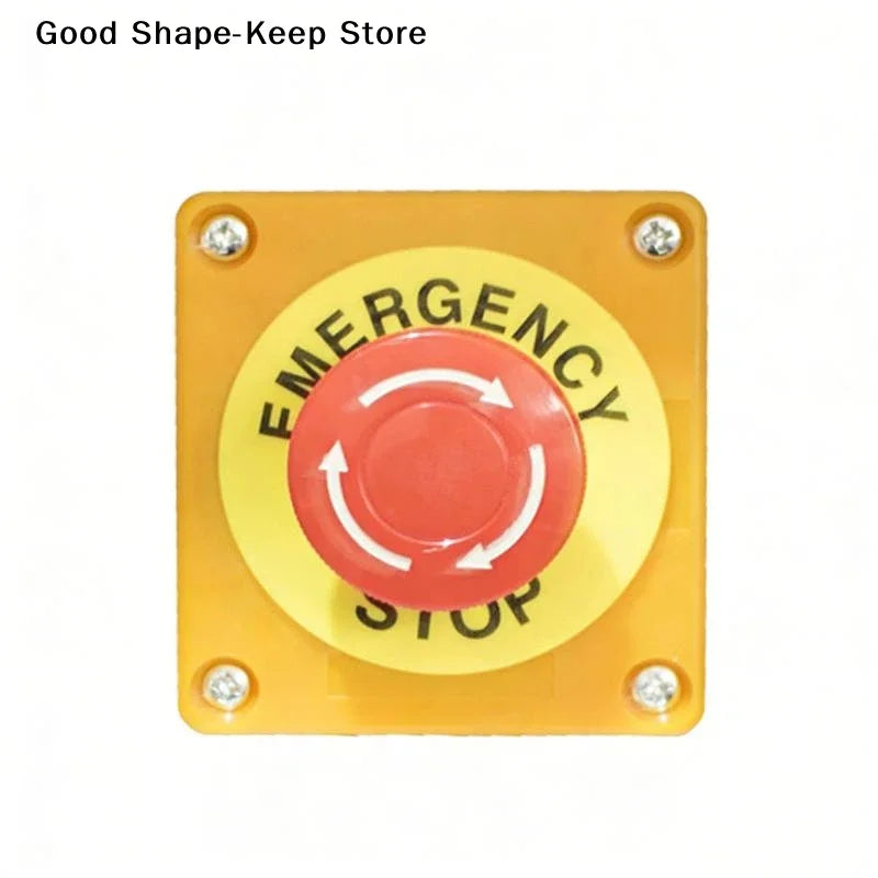dailyWaterproof Emergency Stop Push Button Box 10A Safety Power Off  for Factory Automation and Equipment Protection