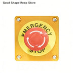 dailyWaterproof Emergency Stop Push Button Box 10A Safety Power Off  for Factory Automation and Equipment Protection