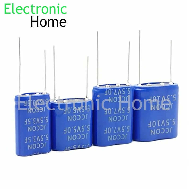 5PCS Farad Super Capacitor 5.5V 0.47F 1.0F 1.5F 2.0F 2.5F 5.0F 7.0F 10F Combination Module 5.5V1.0F 5.5V5.0F 5.5V0.47F 5.5V10F