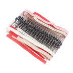 350PCS Rectifier Diode 1N4148 1N4001 1N4004 1N4007 1N5404 1N5406 1N5408 RL207 UF4007 FR107 FR207 1N5817 Schottky Diodes Kit