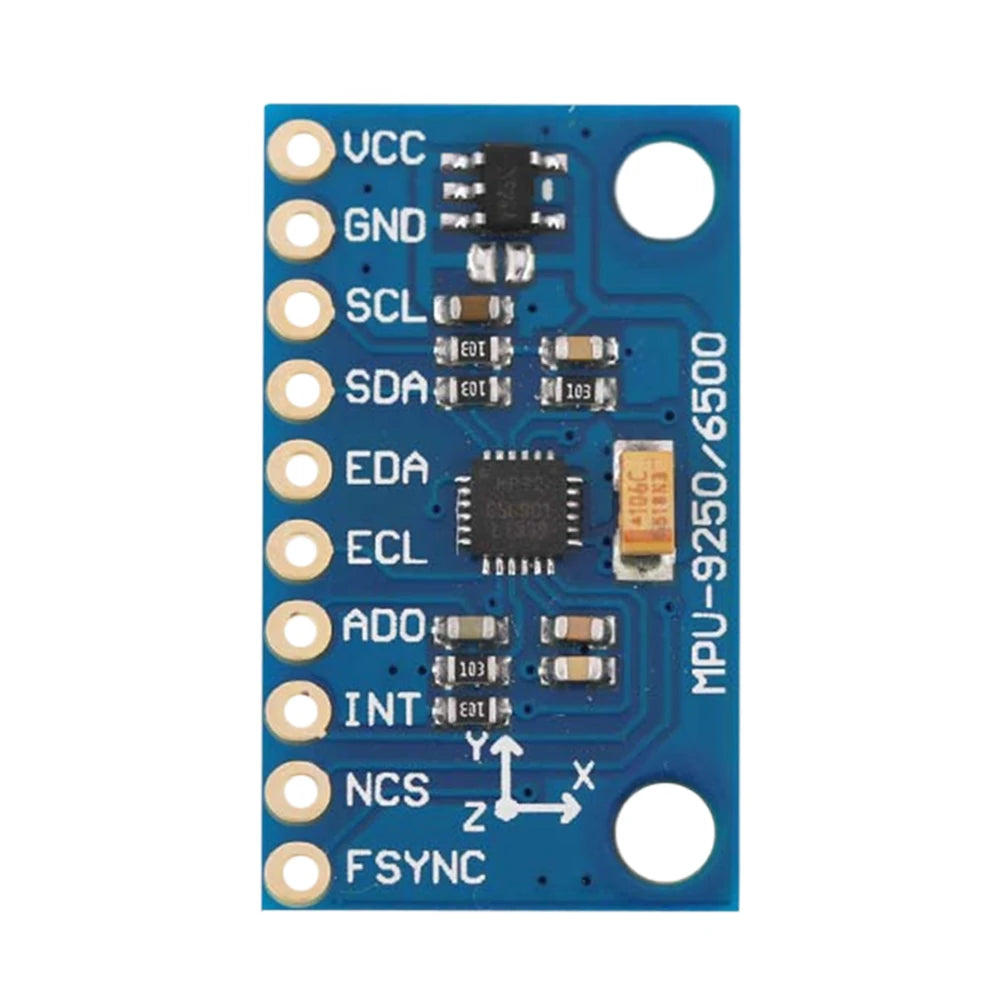 GY-9250 MPU9250 9-axis/9-axis Attitude Sensor Board Module IIC/SPI Gyro+Accelerator+Magnetometer Sensor Module 3-5V Power