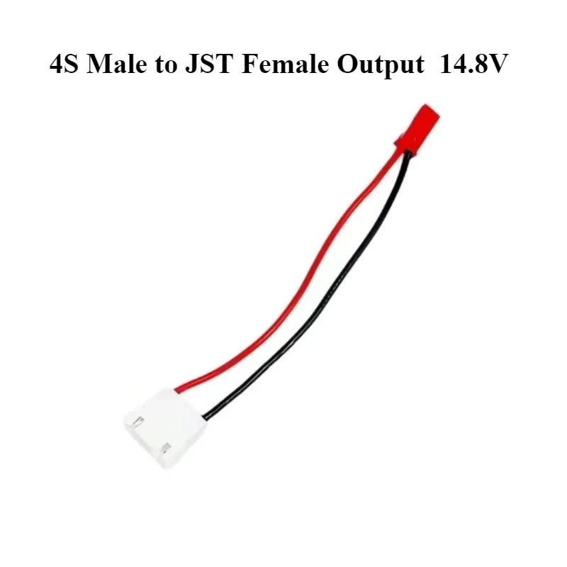 JST-XH 1S 2S 3S 4S 5S 6S Lipo Battery XH2.54 to JST Adapter Plug Balance Charger Cable Extension Wire for RC Toy Battery Charger