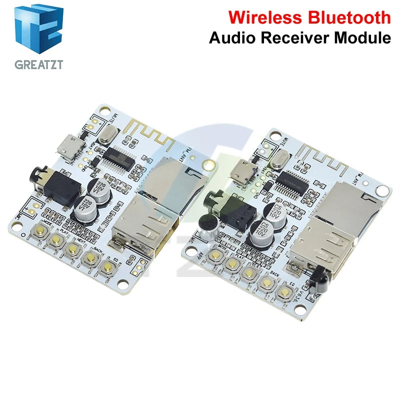 Bluetooth  Audio Receiver board with USB TF card Slot decoding playback preamp output A7-004 5V 2.1 Wireless Stereo Music Module