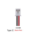 10PCS PH 2.0mm MX1.25mm/XH 2.54mm 28-22AWG 2 Pin Male Cable Connector Micro Plug Jack Socket Terminals Wire Cables 80MM-500MM
