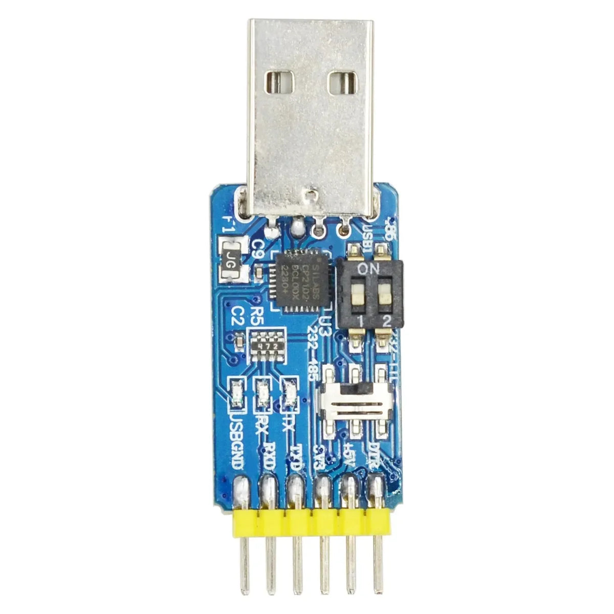 CP2102 six-in-one multifunctional serial port module usb to TTL 485 232 mutual conversion compatible with 3.3V/5V level