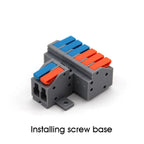 1/5PCS Wire Connector Electrical Cable Led Connectors Mini Terminals Blocks Quick Wiring Push-in Docking Butt Electrician Tools