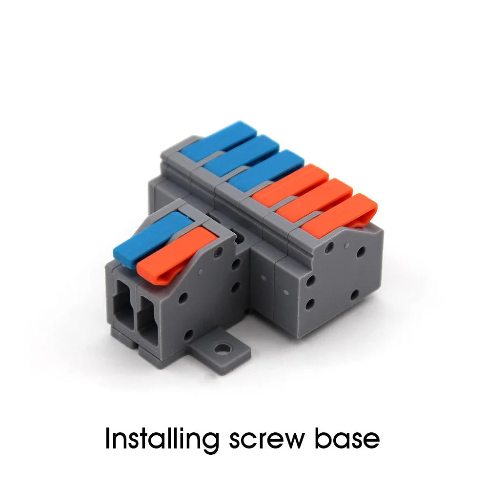 1/5PCS Wire Connector Electrical Cable Led Connectors Mini Terminals Blocks Quick Wiring Push-in Docking Butt Electrician Tools