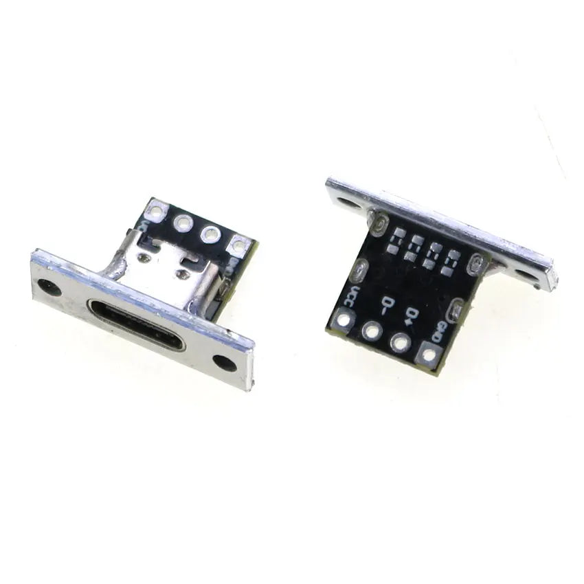 1pcs USB 3.1 Type C Female Double-sided Positive Negative Plug-in Test Board With PCB Board Type-c Connector Data Charging Port