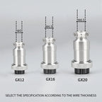 5/10/100SETS aviation plug GX16-2P/3/4/5/6/7/8/9pin male female aviation socket connector 12 16 20mm