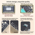 A13E-XY-T4001P TPA3223 400W Mono Digital Bluetooth Amplifier Board Module DC 12-42V Low Treble Control APP Enabled AUX USB