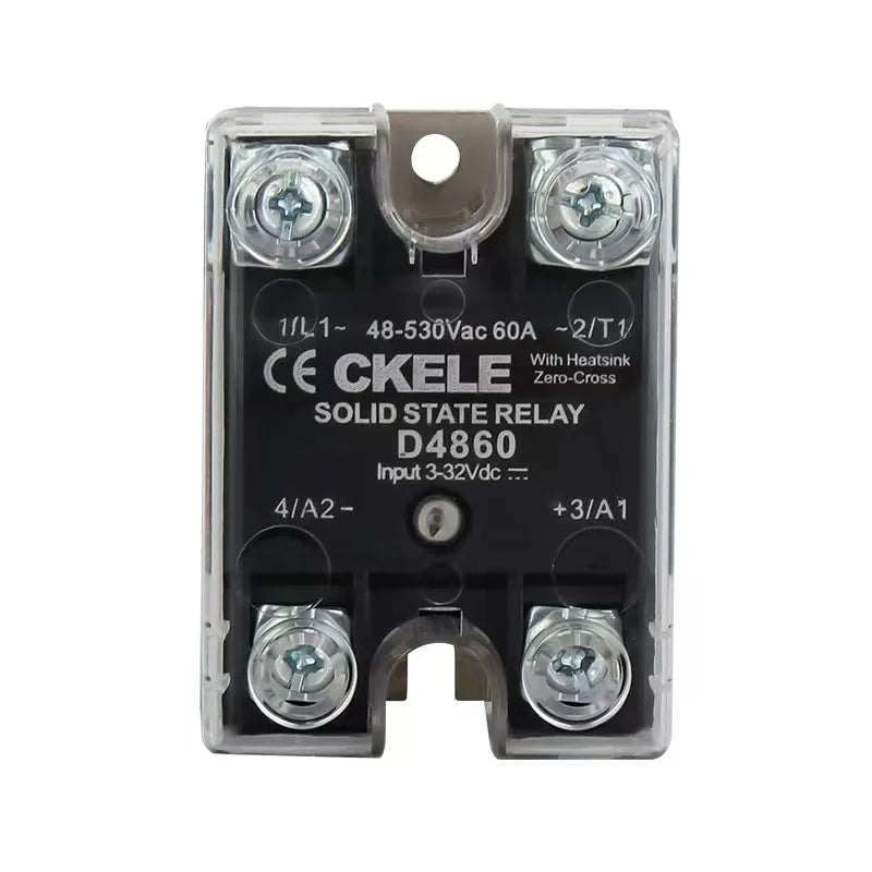 D48 Series SSR Single Phase Solid State Relay DC-AC AC-AC Control Zero Crossing AC Relay Industrial Electronic Switching Module