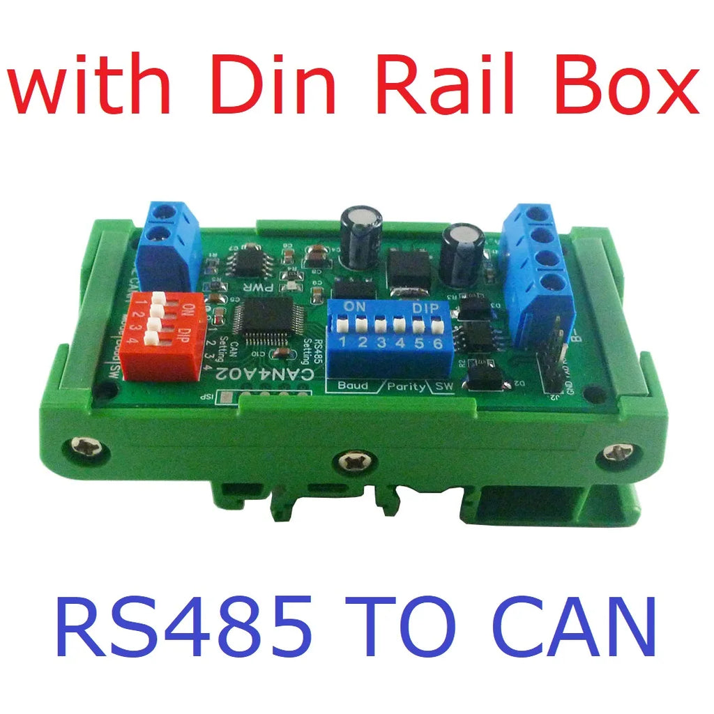CAN to RS485 RS232 RS422 CANBUS Serial Protocal Converter 2-Way Transparent Data Transmission Module eletechsup CAN4A02 CAN 2.0