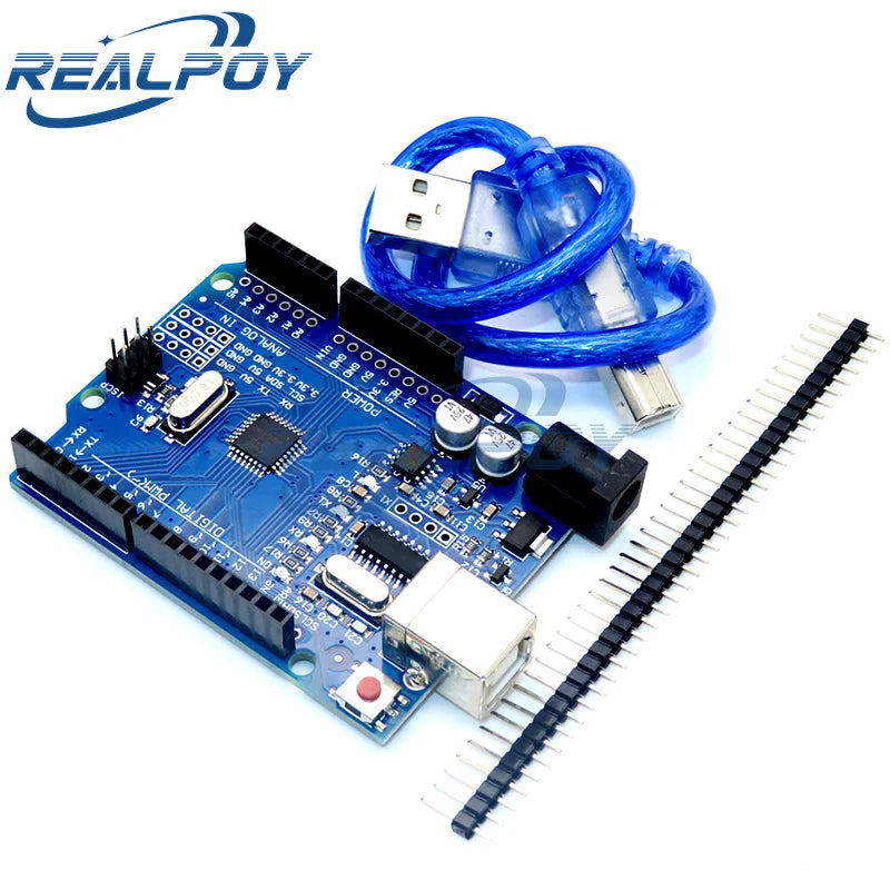 For UNO R3  ATMEGA16U2+MEGA328P Chip For Arduino UNO R3 Development board + USB CABLE