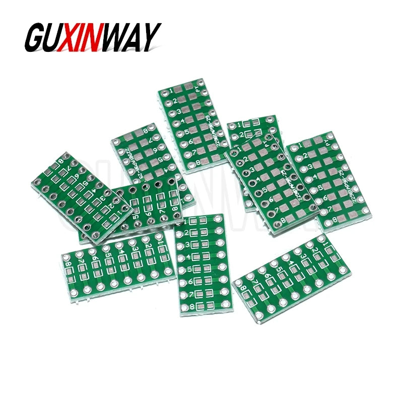 10pcs 0805 0603 0402 SMT turn DIP Capacitor Resistor LED IC adapter Socket PCB