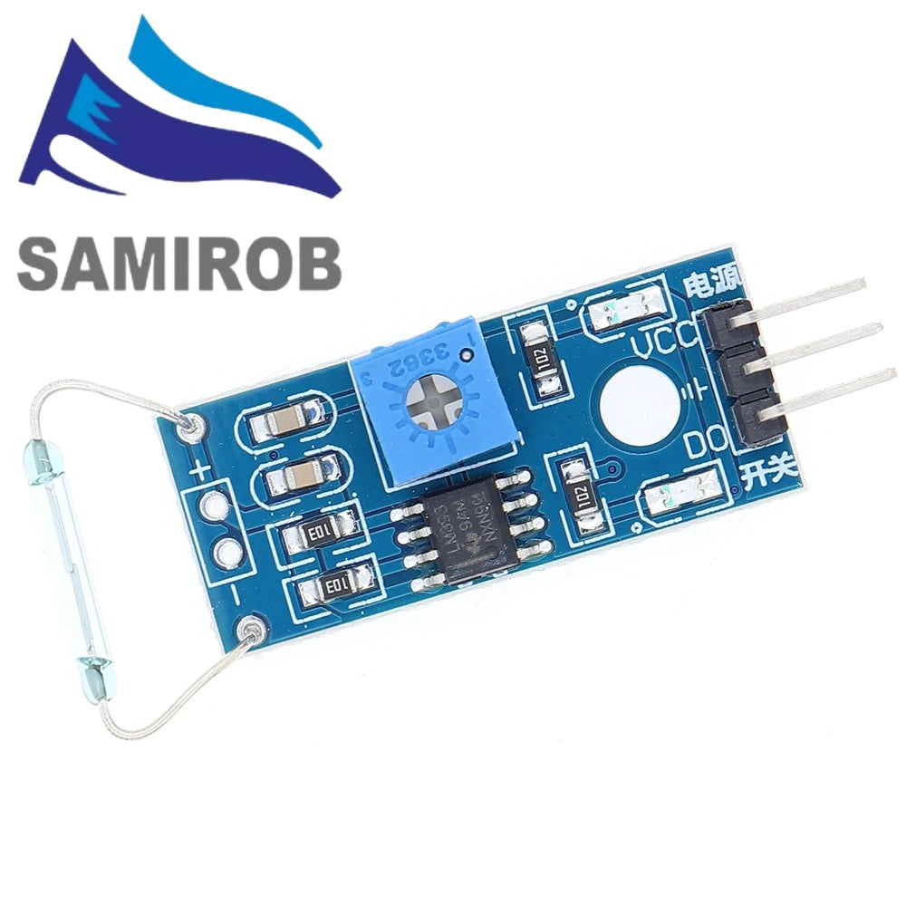 Reed Sensor Module Magnetron Module Reed Switch MagSwitch For Arduino Digital Switch Output DC 3.3V-5V Wide Voltage