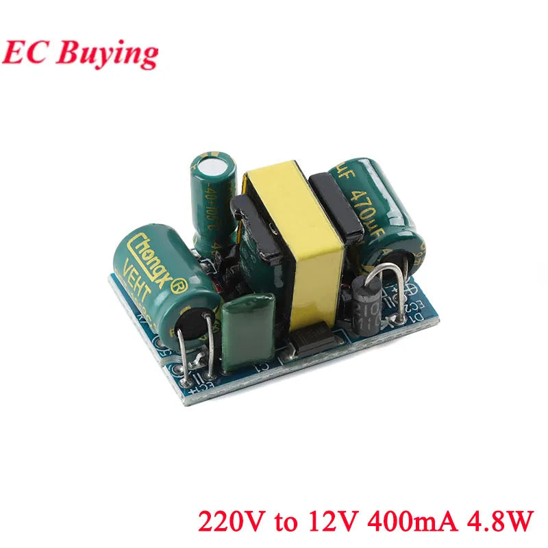 10Pcs/1pc AC-DC 5V 700mA 12V 300mA 3W 3.5W Isolated Switch Power Supply Module Buck Converter Step Down Board 220V Turn 5V/12V