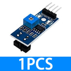 ‌TCRT5000 IR Reflective Sensor Module (3.3V-5V)  1-Channel Obstacle Avoidance & Line Tracking with Adjustable Sensor for arduino