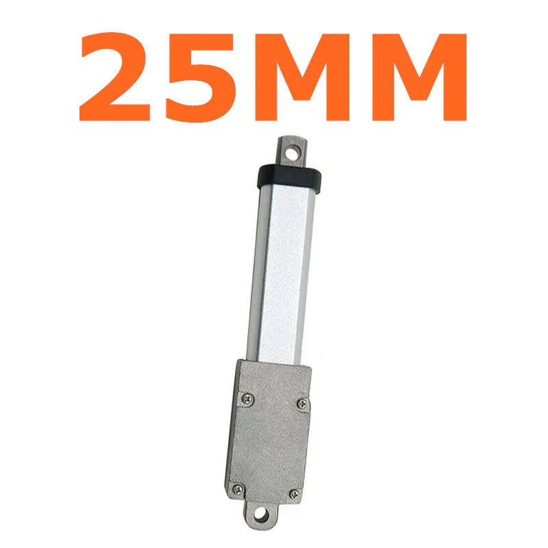 6V 12V 24V Micro New Linear Actuator DC Motor 30/50/75/100/150mm Stroke Customized 188N for Remote Controls Robotics Automation