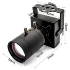 USB3.0 Global Shutter Camera 2.3MP 120FPS Industrial Metal Box With Varifocal Lens Plug And Play For Meeting Document Scanning